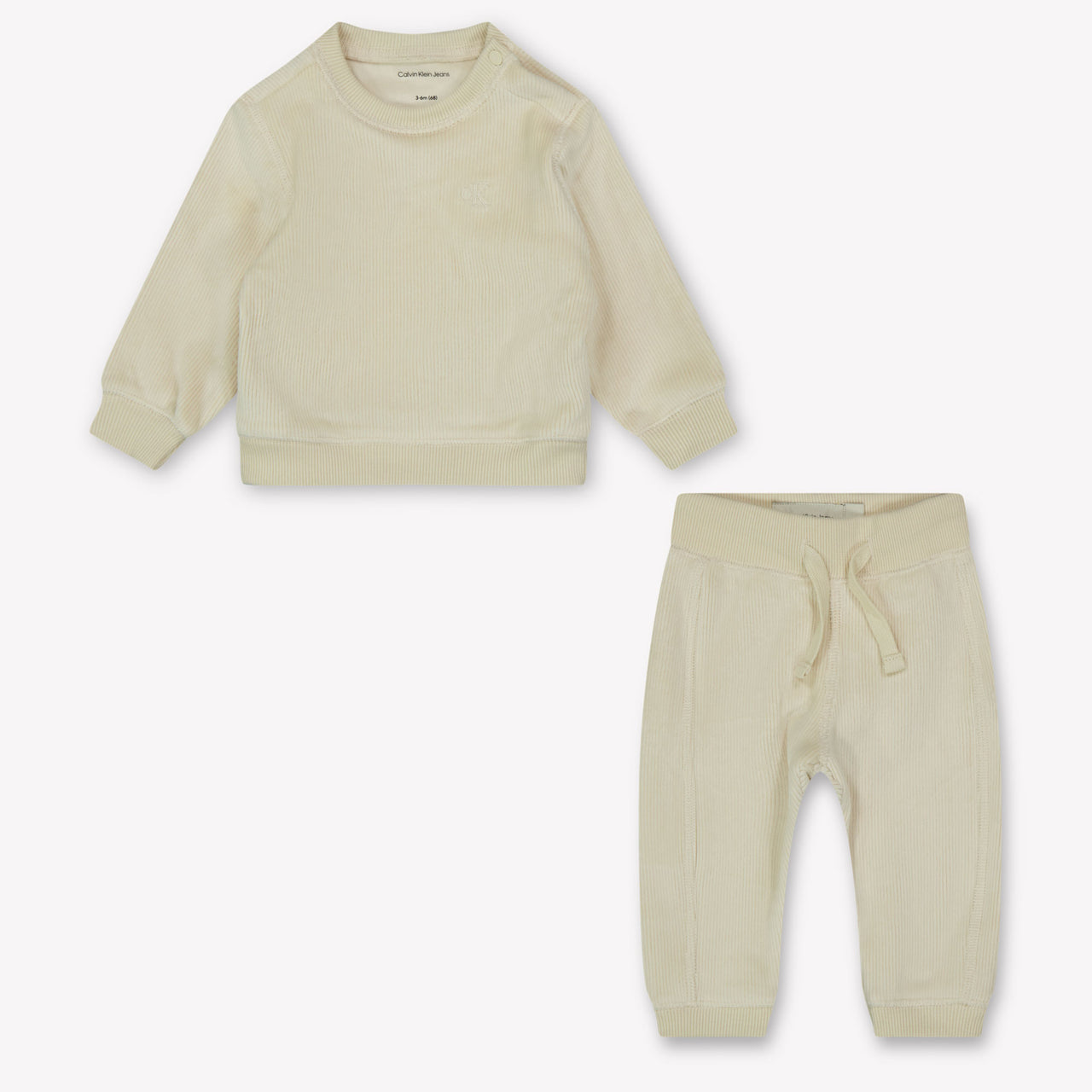 Calvin Klein Bébé Unisexe Suite de jogging dans ECRU