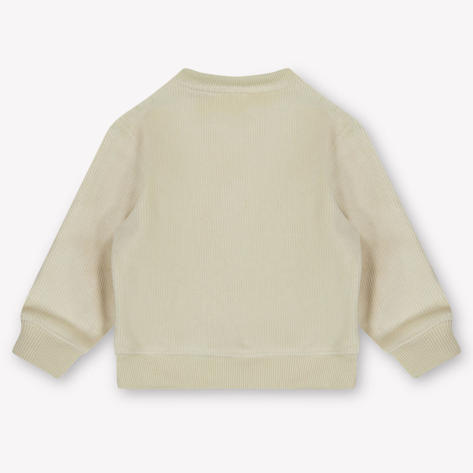 Calvin Klein Bebé Unisex Traje de trote Ecru