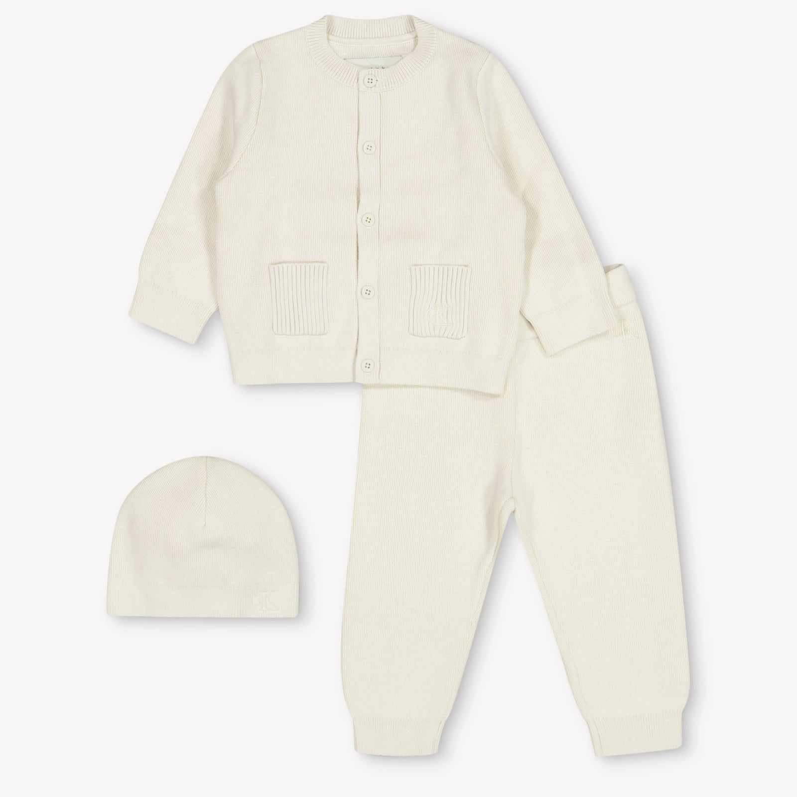 Calvin Klein Bambino Unisex Immettere Ecru