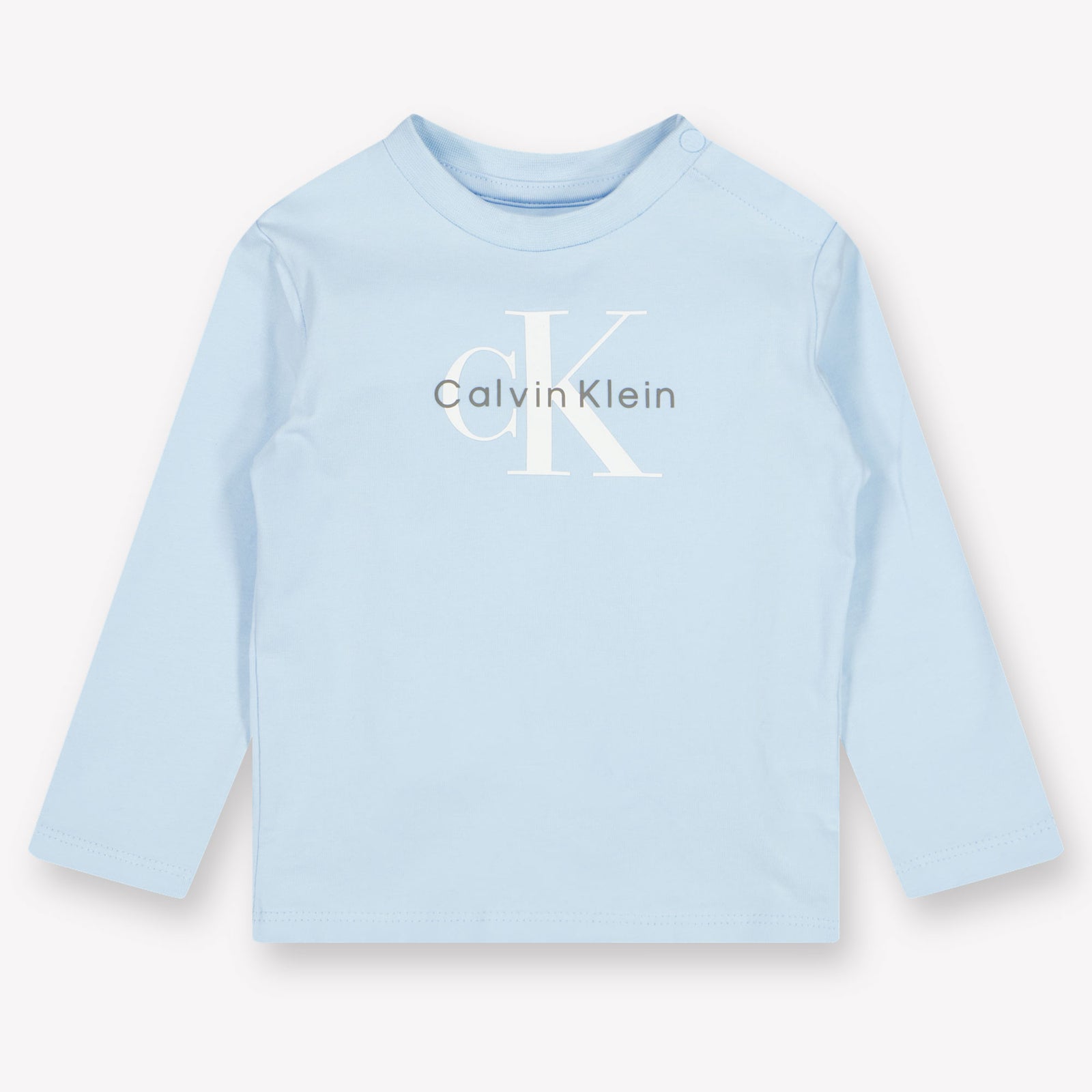 Calvin Klein Bébé Unisexe T-shirt Bleu Clair