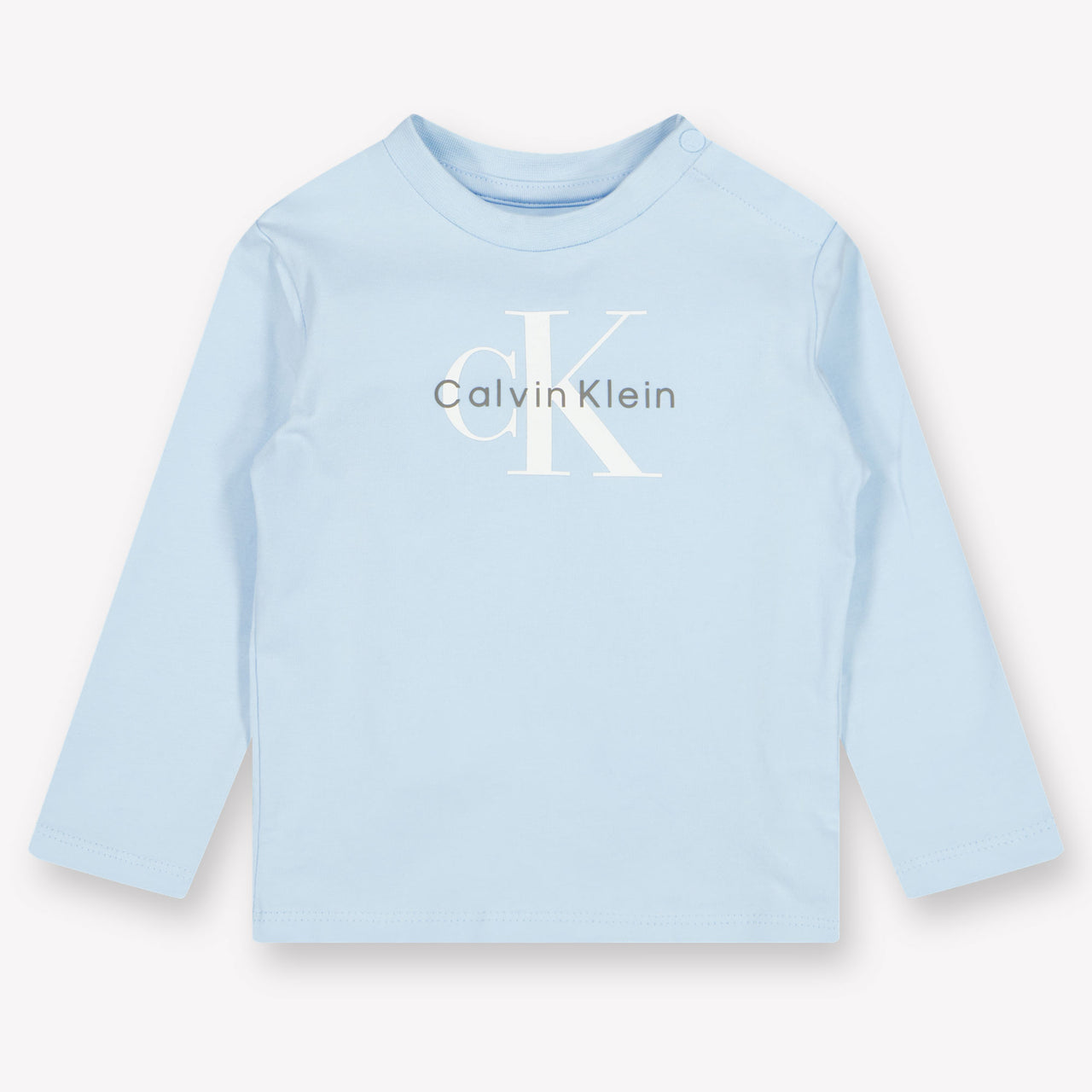 Calvin Klein Bébé Unisexe T-shirt Bleu Clair