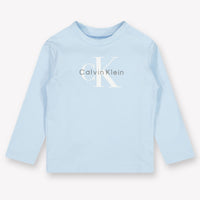 Calvin Klein Bébé Unisexe T-shirt Bleu Clair