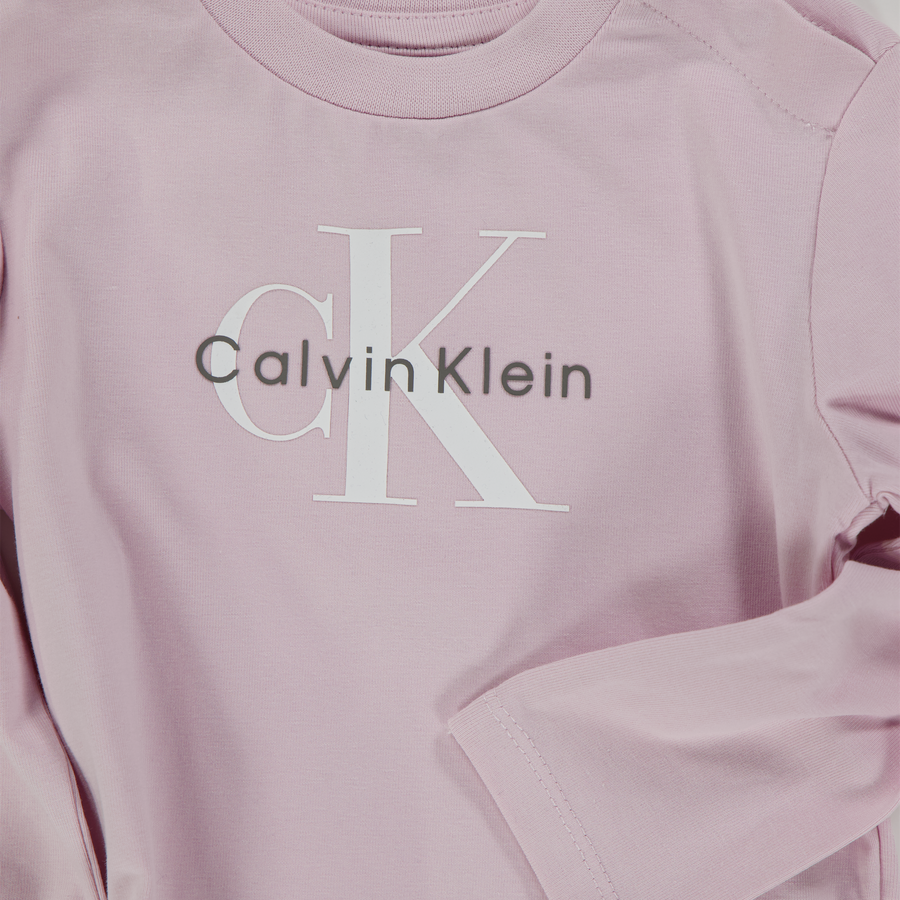 Calvin Klein Bébé Unisexe T-shirt Rose Léger
