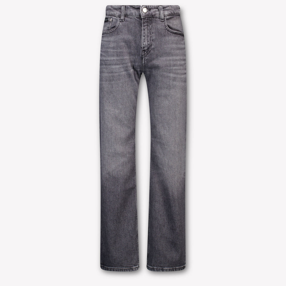 Calvin Klein Enfant Garçons Jeans Gris