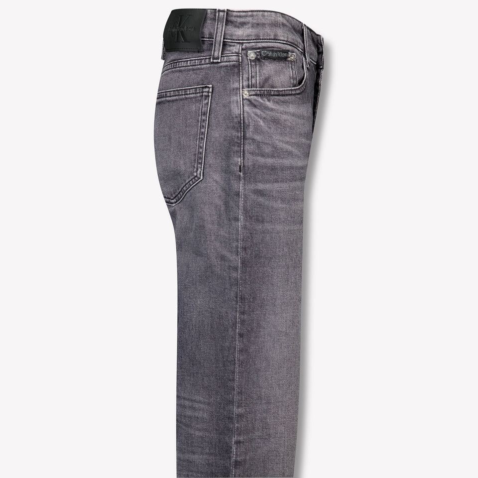 Calvin Klein Enfant Garçons Jeans Gris