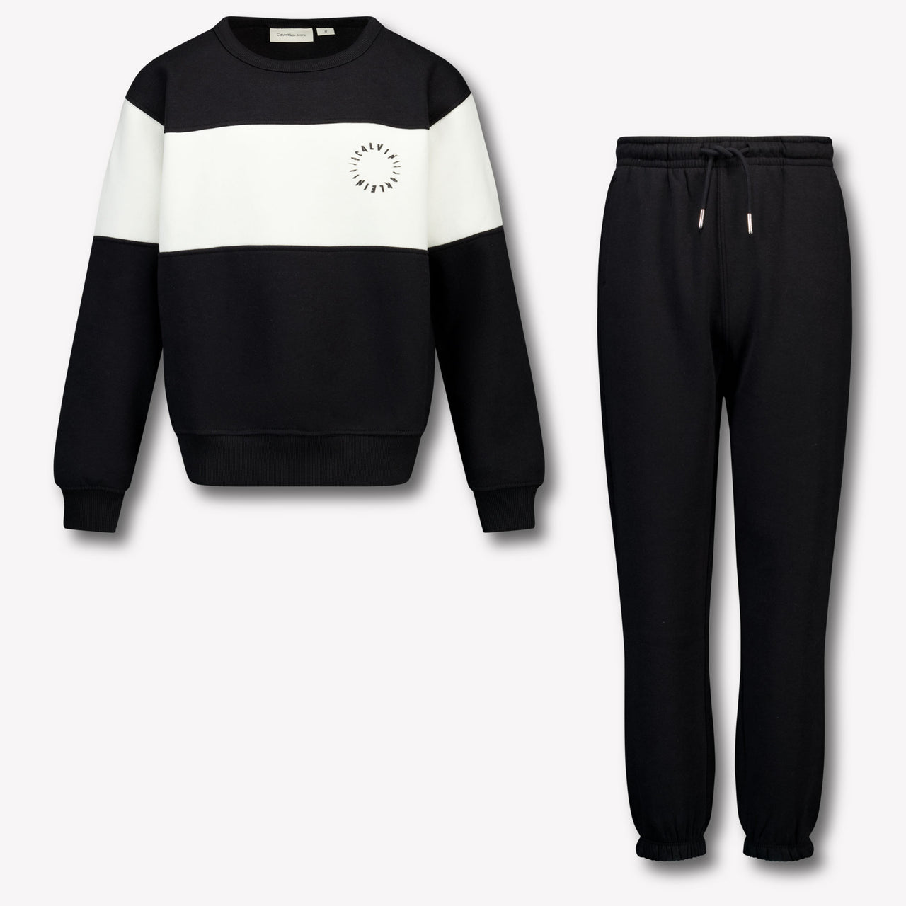 Calvin Klein Enfant Garçons Costume de jogging Noir