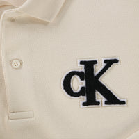Calvin Klein Enfant Garçons Polo dans Ecru