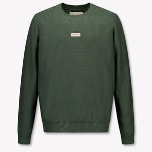 Calvin Klein Enfant Garçons Pull Armée