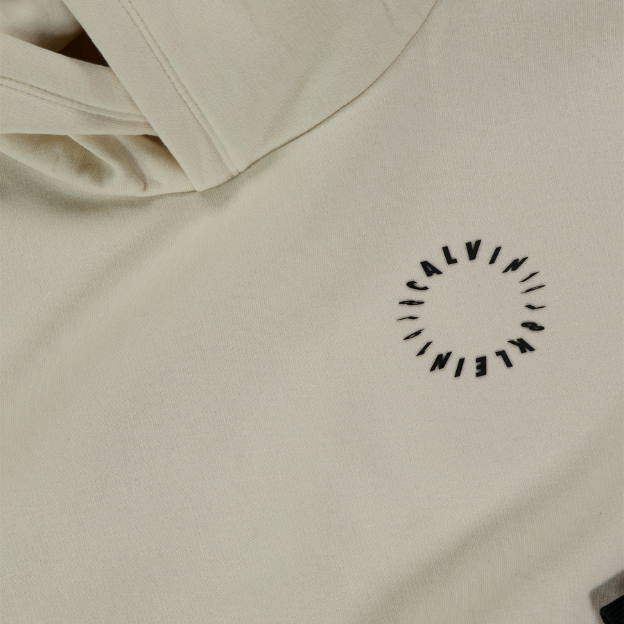 Calvin Klein Enfant Garçons Pull en ecru