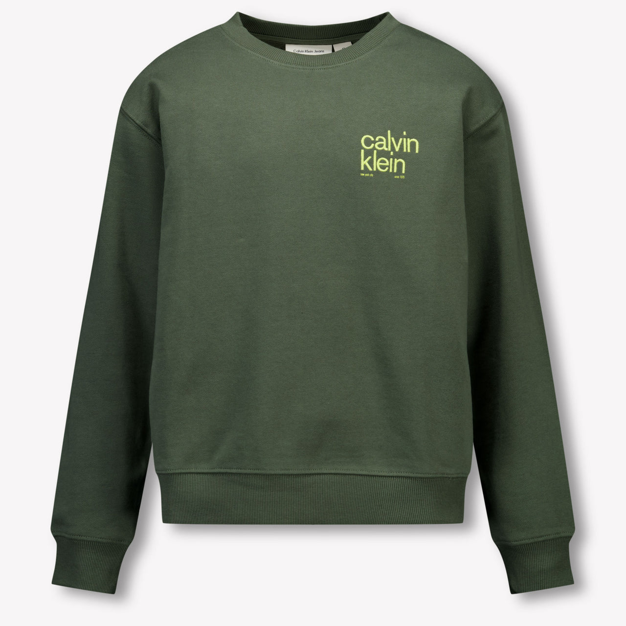 Calvin Klein Enfant Garçons Pull Armée