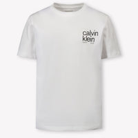 Calvin Klein Enfant Garçons T-shirt Blanc