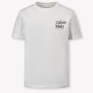 Calvin Klein Enfant Garçons T-shirt Blanc