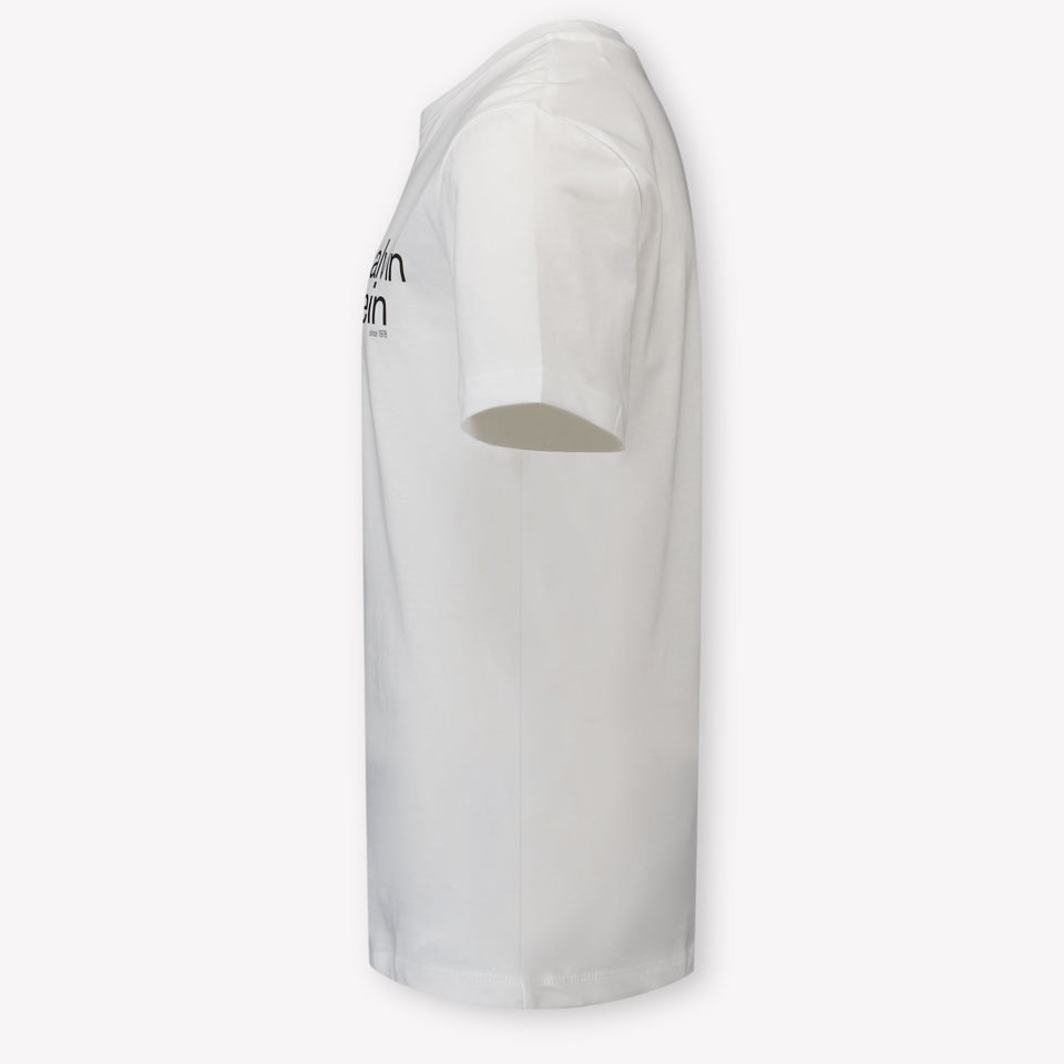 Calvin Klein Ragazzo Ragazzi Maglietta dentro Bianco