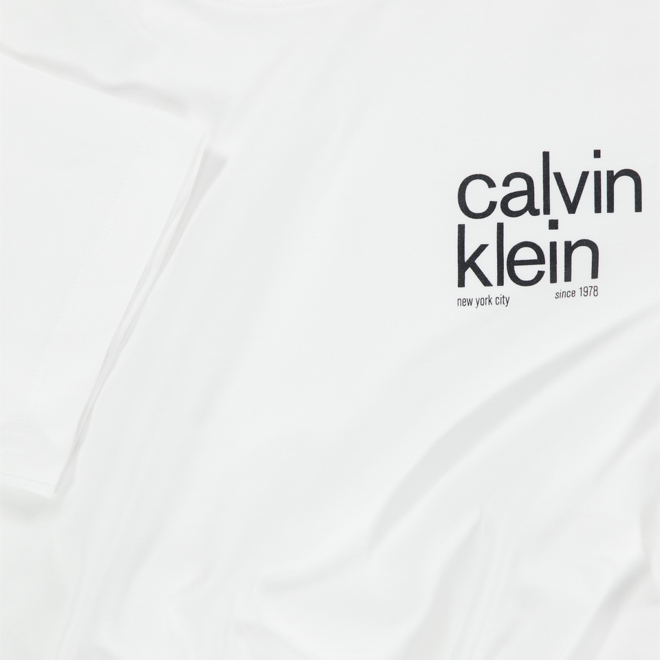 Calvin Klein Ragazzo Ragazzi Maglietta dentro Bianco