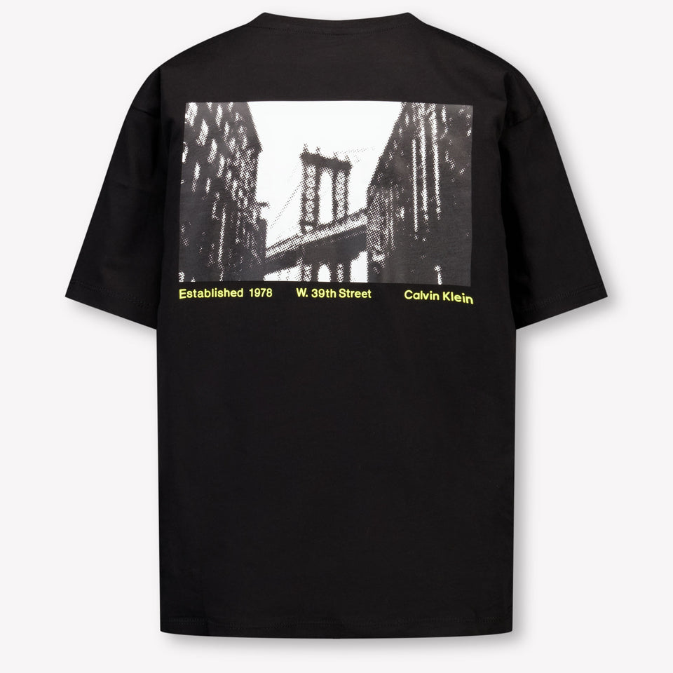 Calvin Klein Ragazzo Ragazzi Maglietta dentro Nero