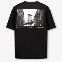 Calvin Klein Enfant Garçons T-shirt Noir