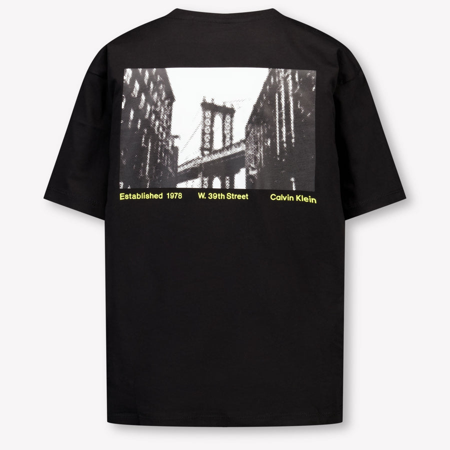 Calvin Klein Enfant Garçons T-shirt Noir