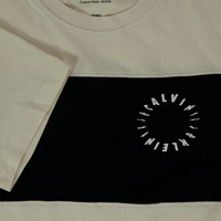 Calvin Klein Enfant Garçons T-shirt en blanc
