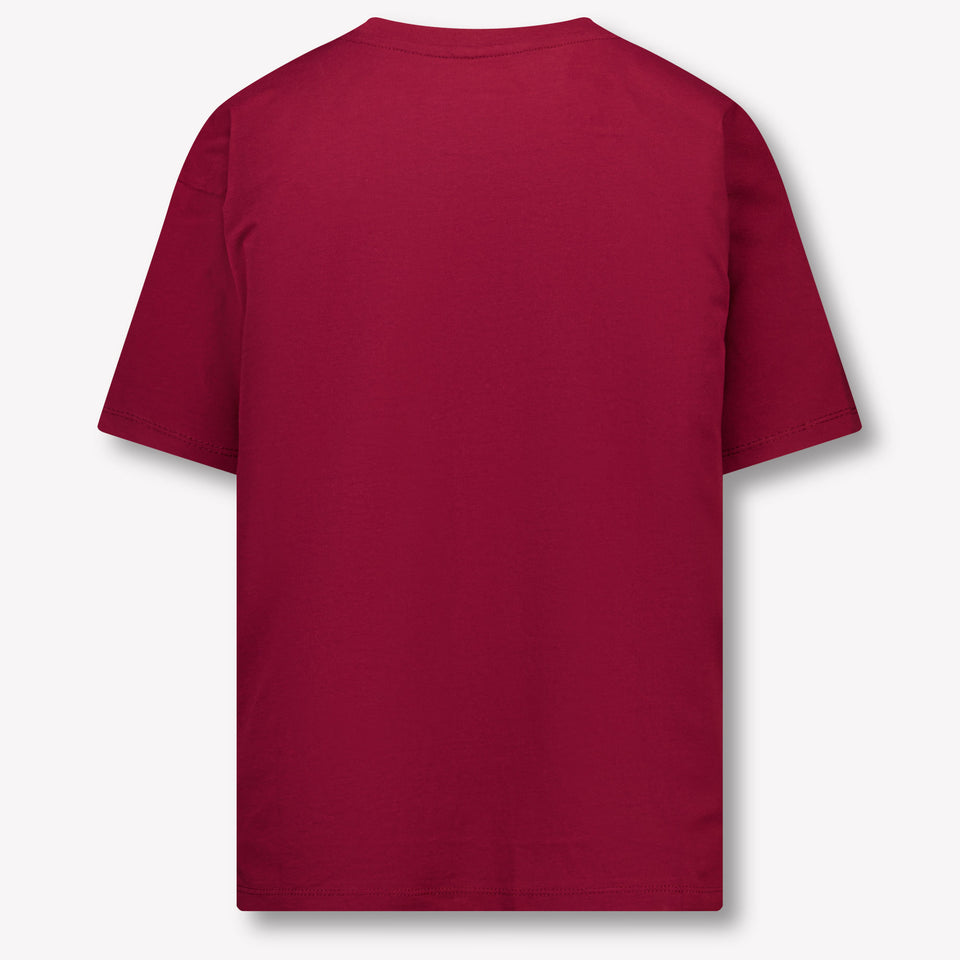 Calvin Klein Ragazzo Ragazzi Maglietta dentro Bordeaux