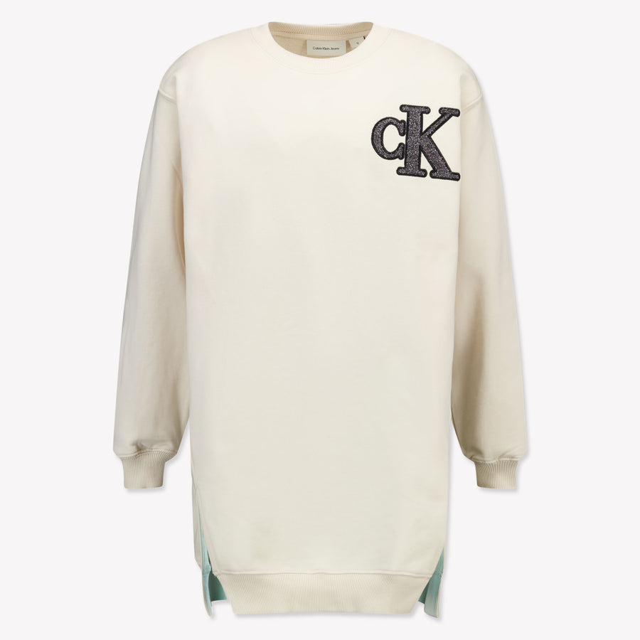 Calvin Klein Enfant Filles Habiller en blanc