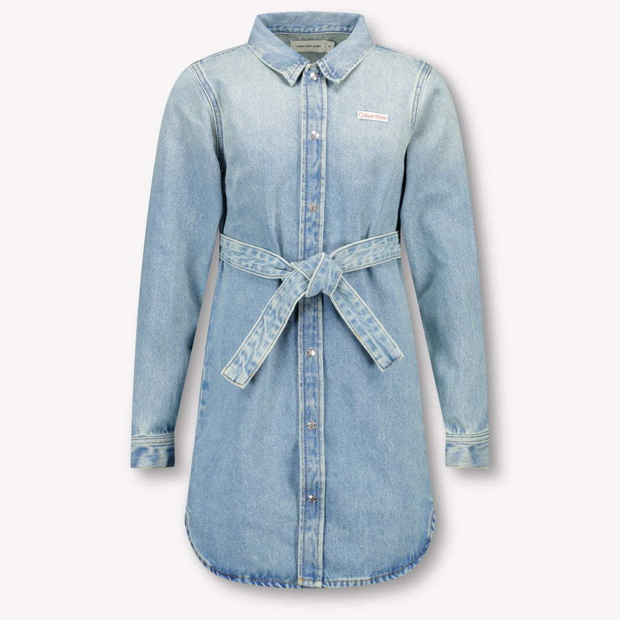 Calvin Klein Enfant Filles Robe Bleu