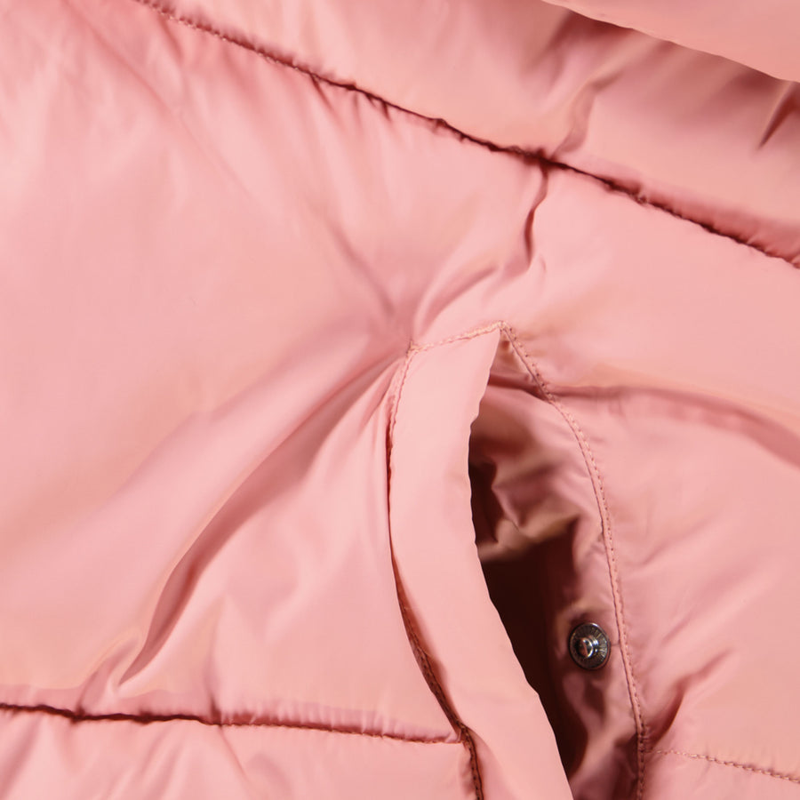 Calvin Klein Kinder Mädchen Winterjacke Dunkelrosa