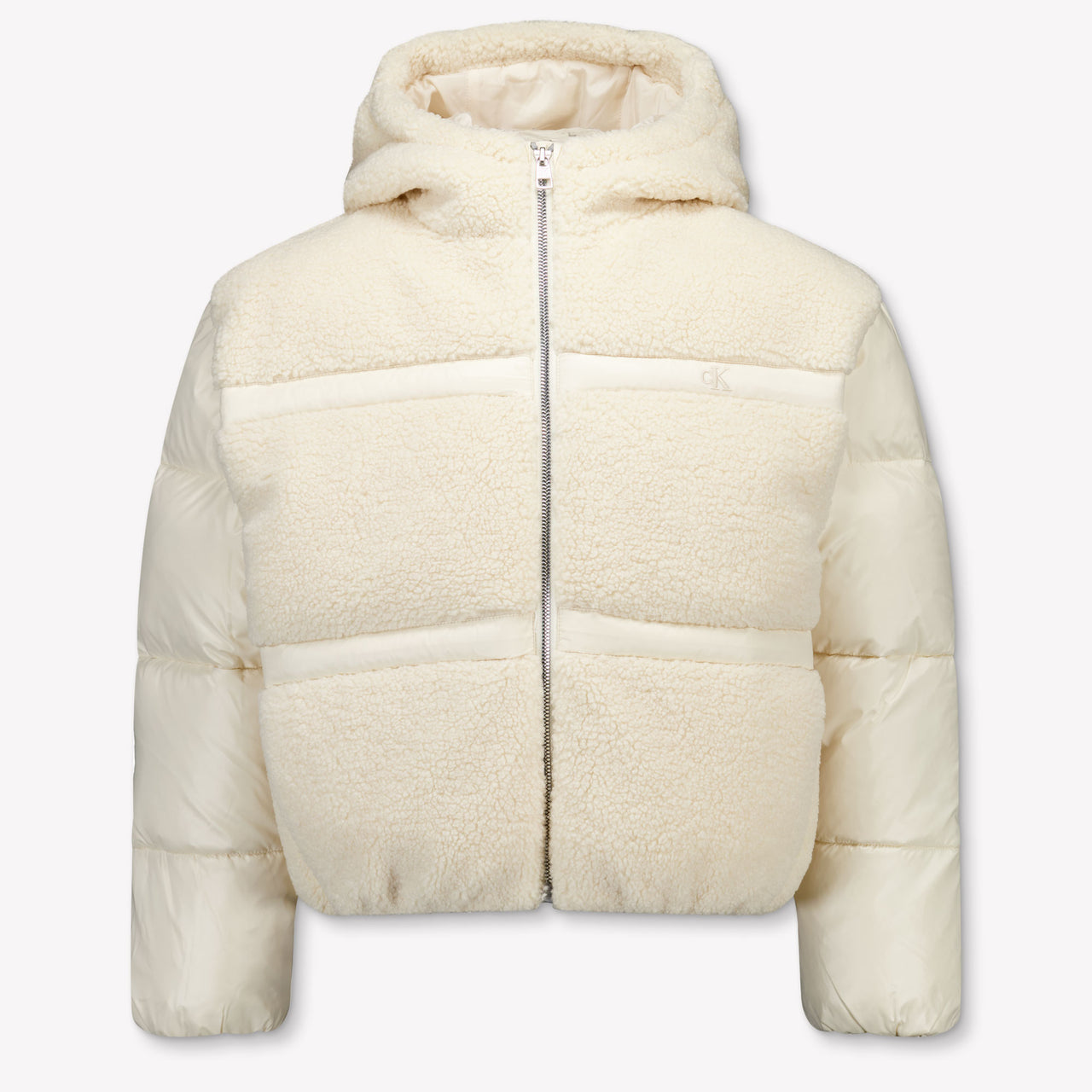 Calvin Klein Enfant Filles Veste d'hiver en blanc