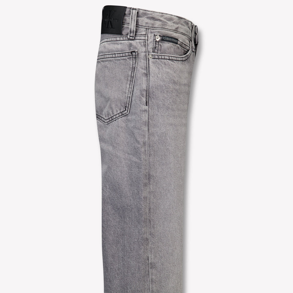 Calvin Klein Kinder Mädchen Jeans Grau