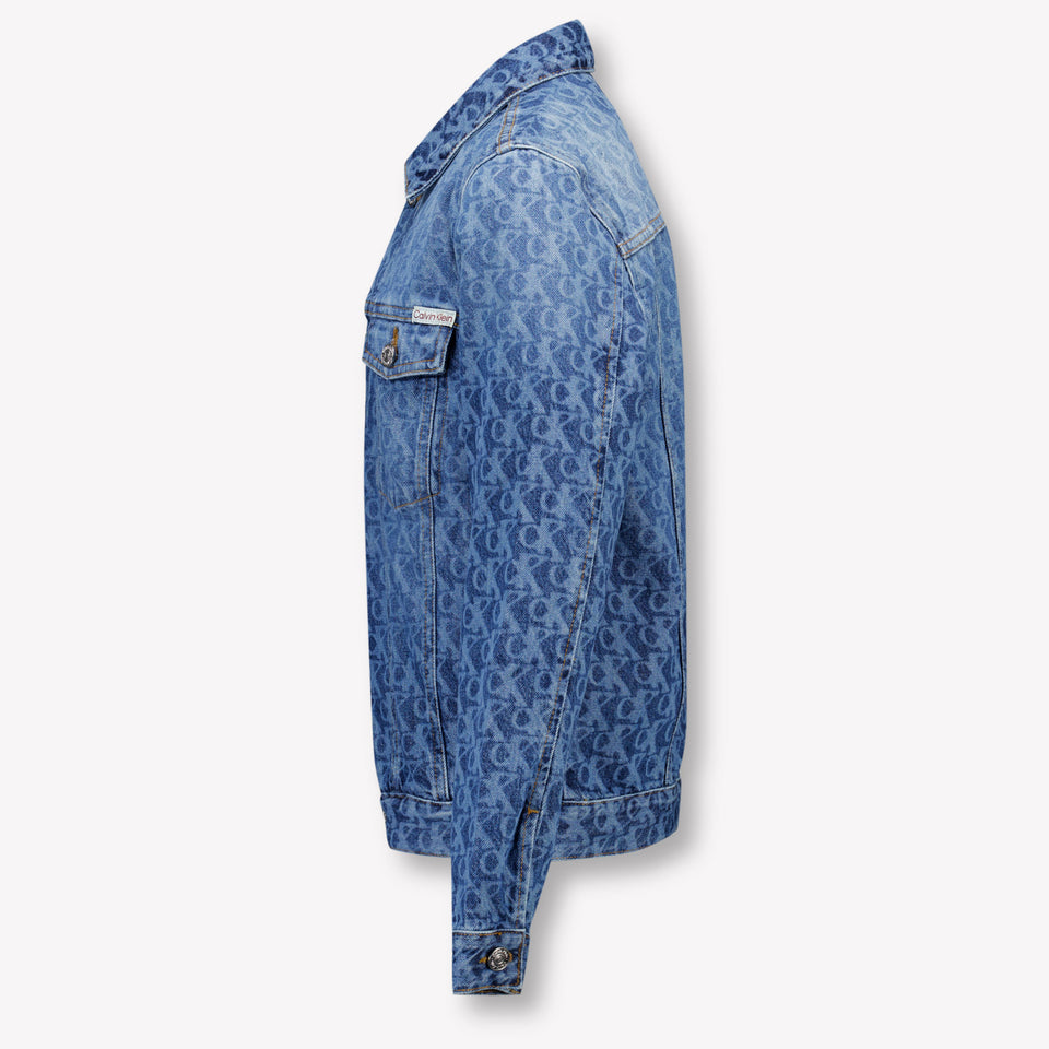 Calvin Klein Niño Unisex Vaqueros Azul