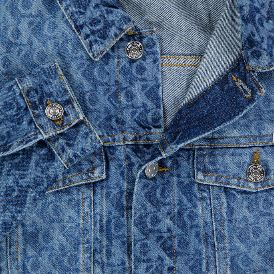 Calvin Klein Niño Unisex Vaqueros Azul