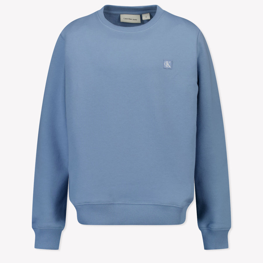Calvin Klein Enfant Unisexe Pull Bleu Clair
