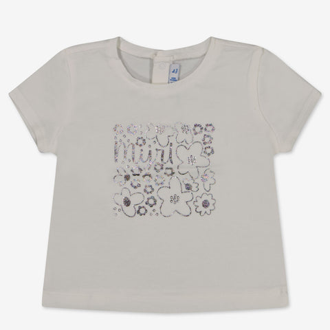 Mayoral Bambino Ragazze Maglietta dentro Bianco