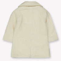 Guess Enfant Filles Vestes en fausse fourrure en blanc