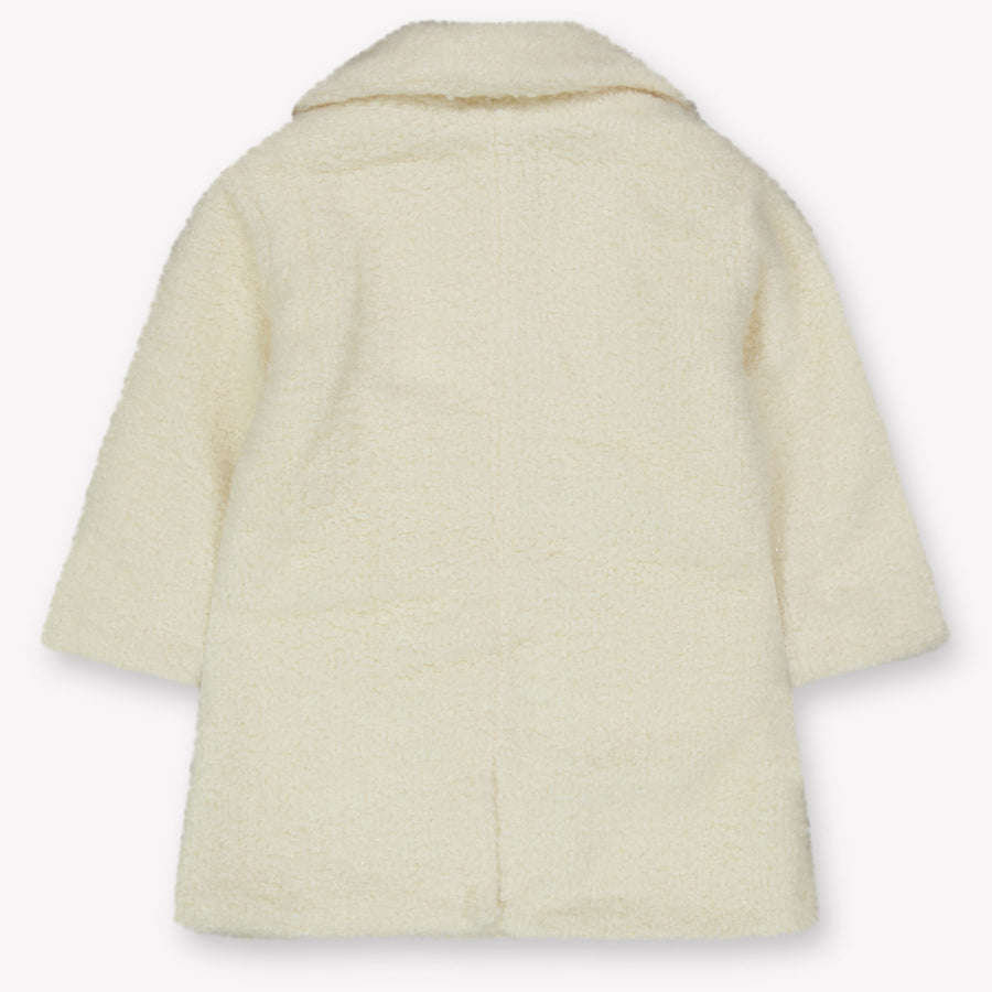 Guess Enfant Filles Vestes en fausse fourrure en blanc
