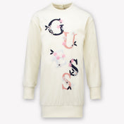 Guess Niño Chicas Vestido Blanco Roto