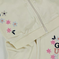 Guess Enfant Filles Suite de jogging en blanc