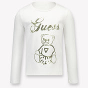 Guess Kinder Mädchen T-Shirt Weiß