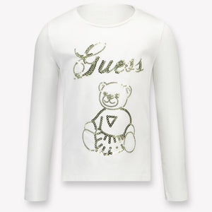 Guess Enfant Filles T-shirt Blanc