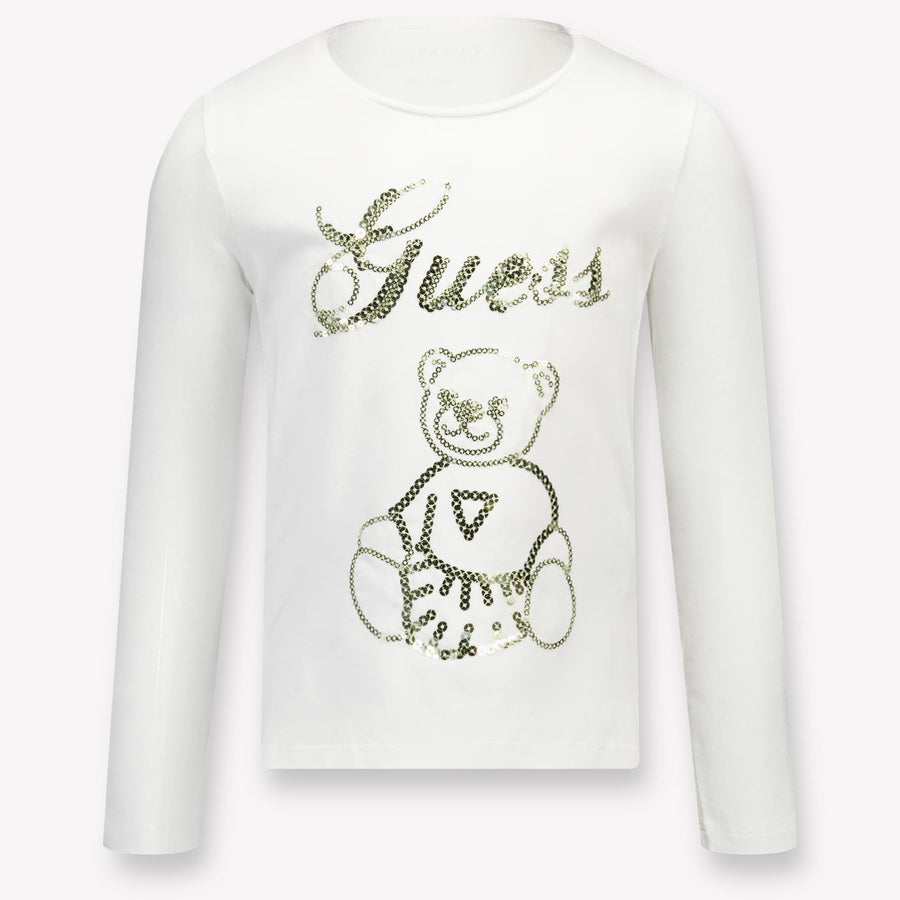 Guess Enfant Filles T-shirt Blanc
