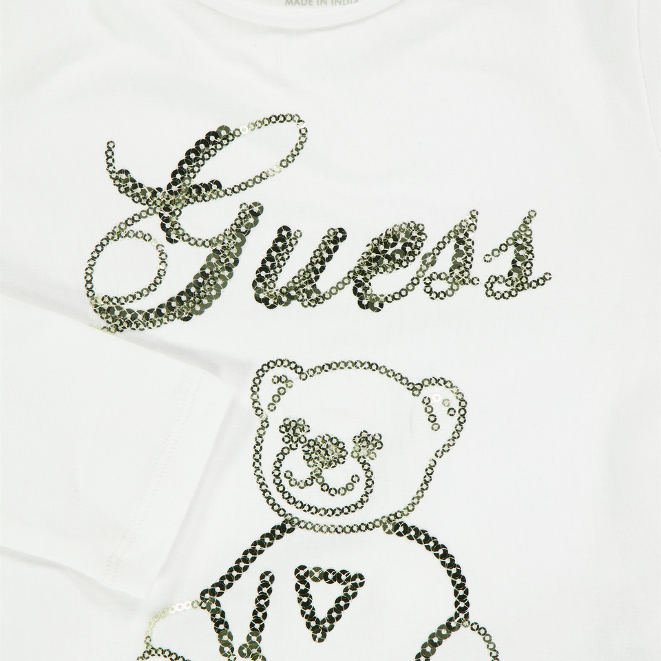 Guess Kinder Mädchen T-Shirt Weiß