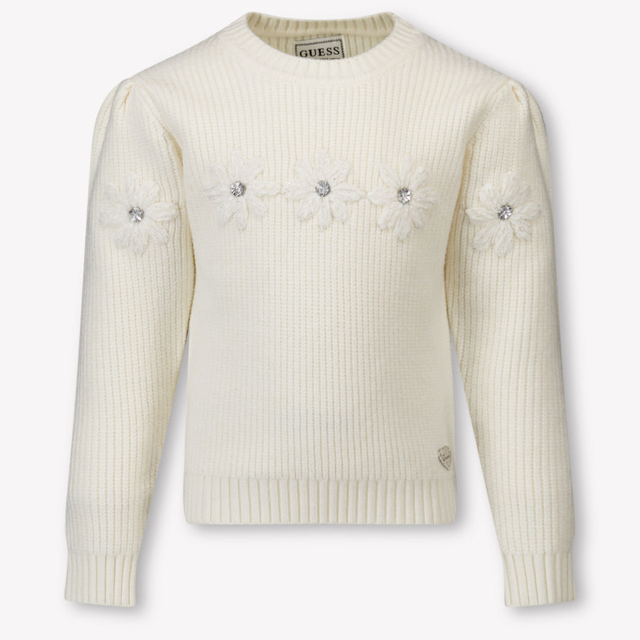 Guess Enfant Filles Pull dans le blanc off
