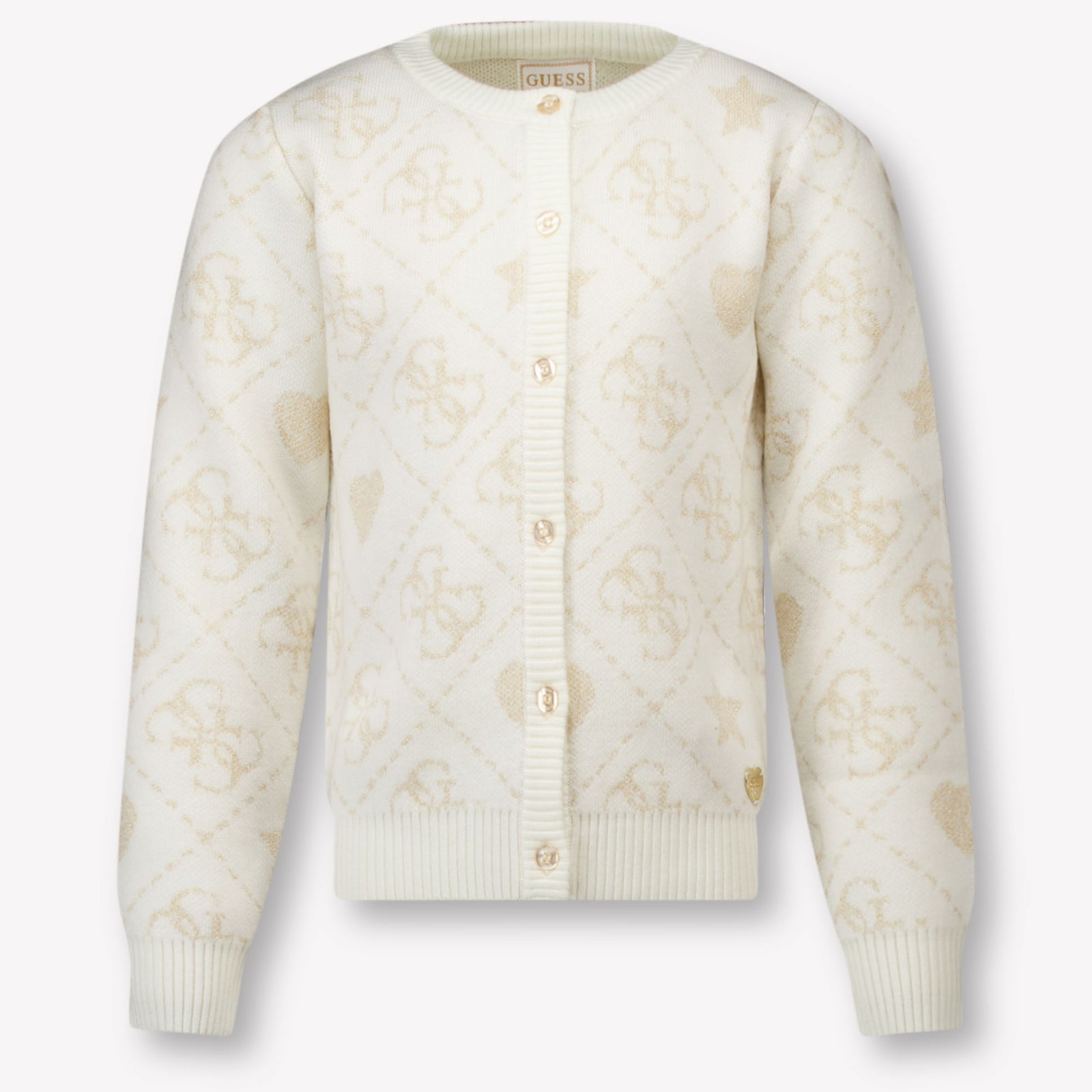 Guess Ragazzo Ragazze Maglia Off White