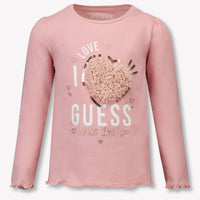 Guess Enfant Filles T-shirt Rose
