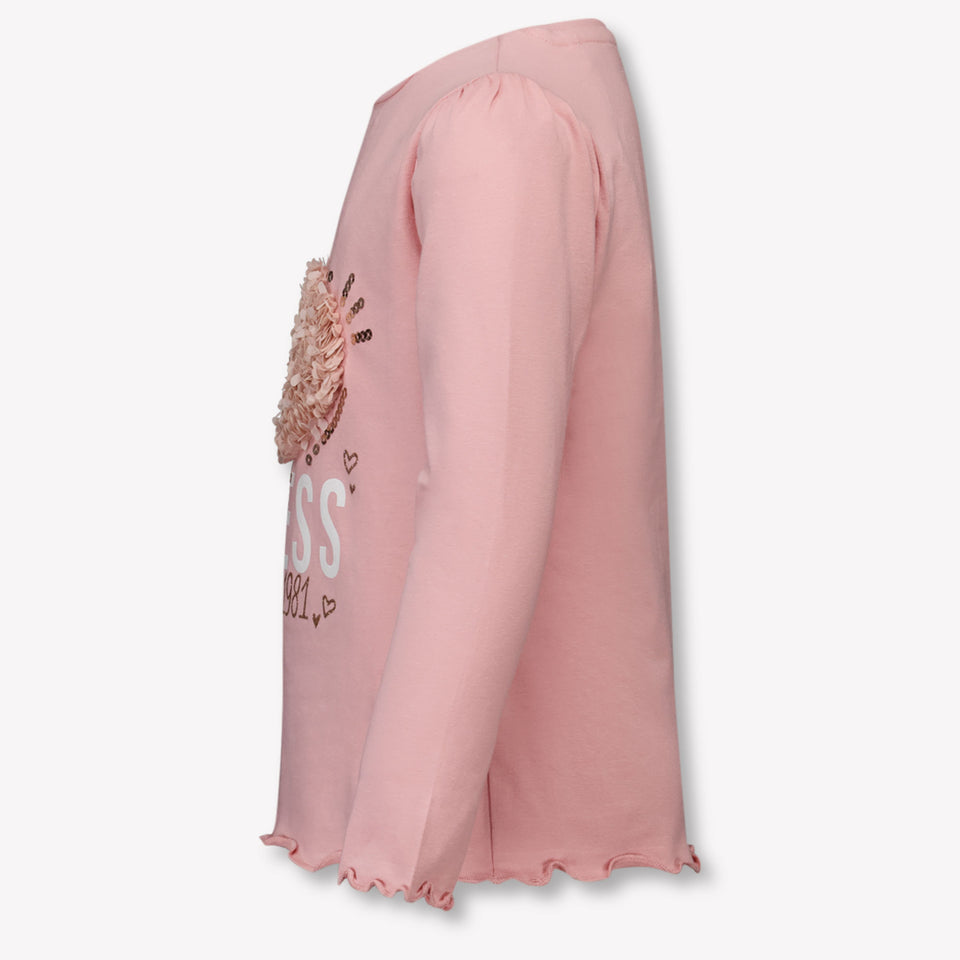 Guess Kinder Meisjes T-Shirt In Roze