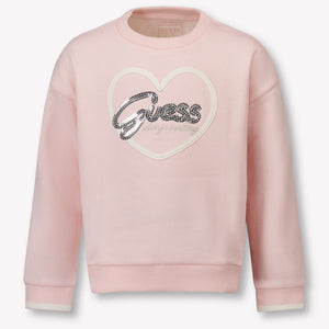 Guess Enfant Filles Pull Rose