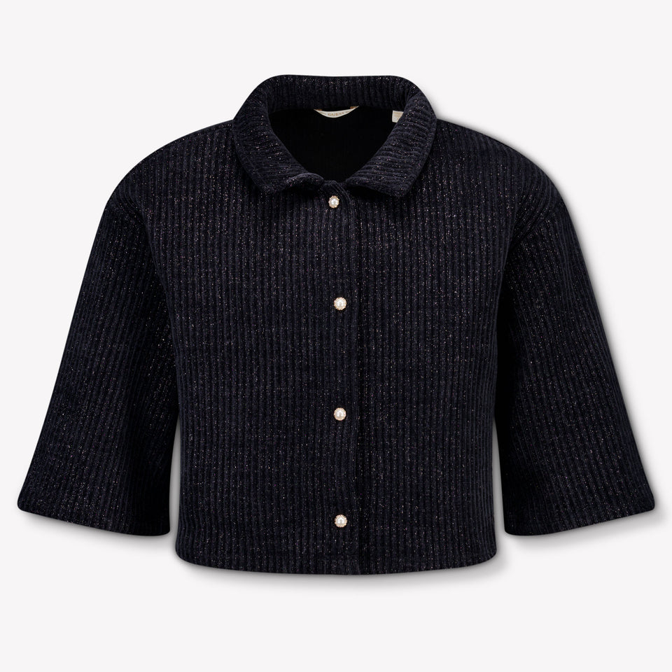 Guess Niño Chicas Polo Negro