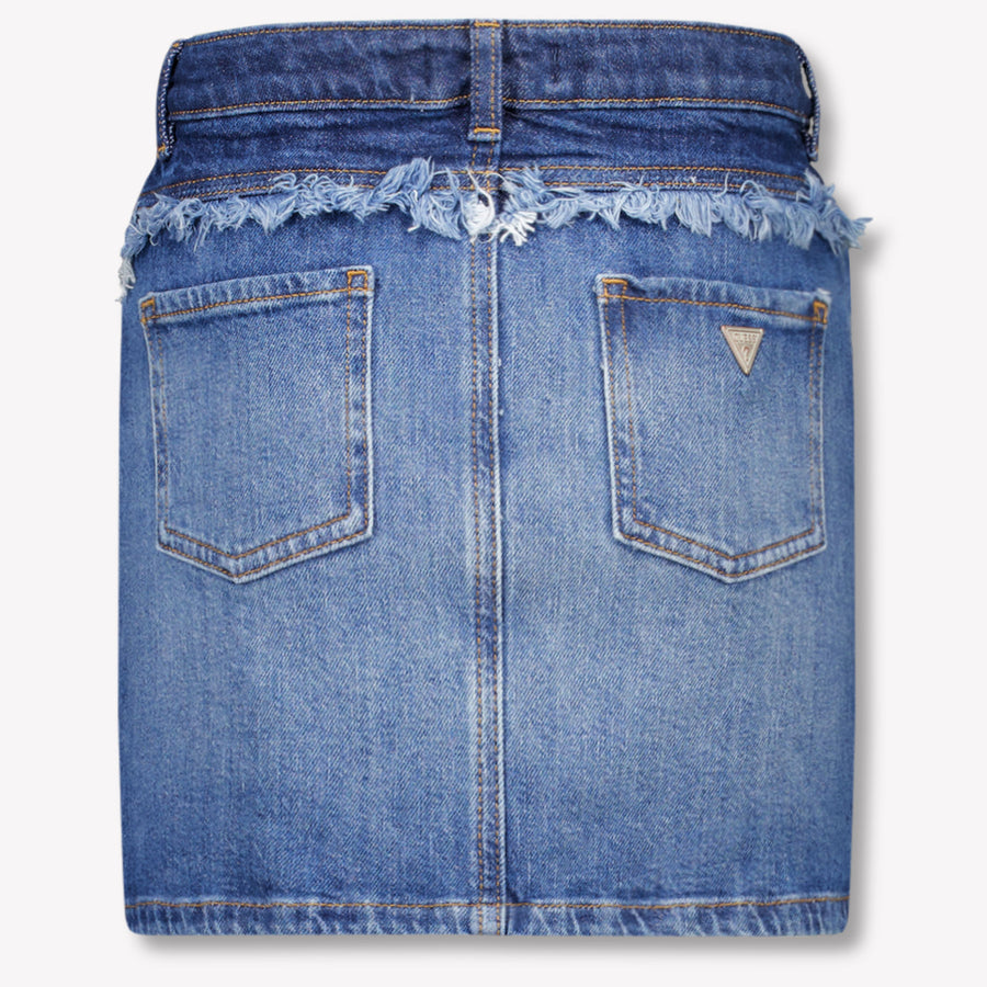 Guess Enfant Filles Jupe Bleu