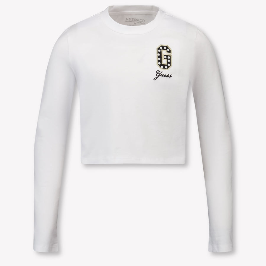 Guess Enfant Filles T-shirt Blanc