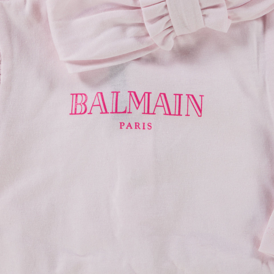 Balmain Bebé Chicas Traje de caja Rosa claro