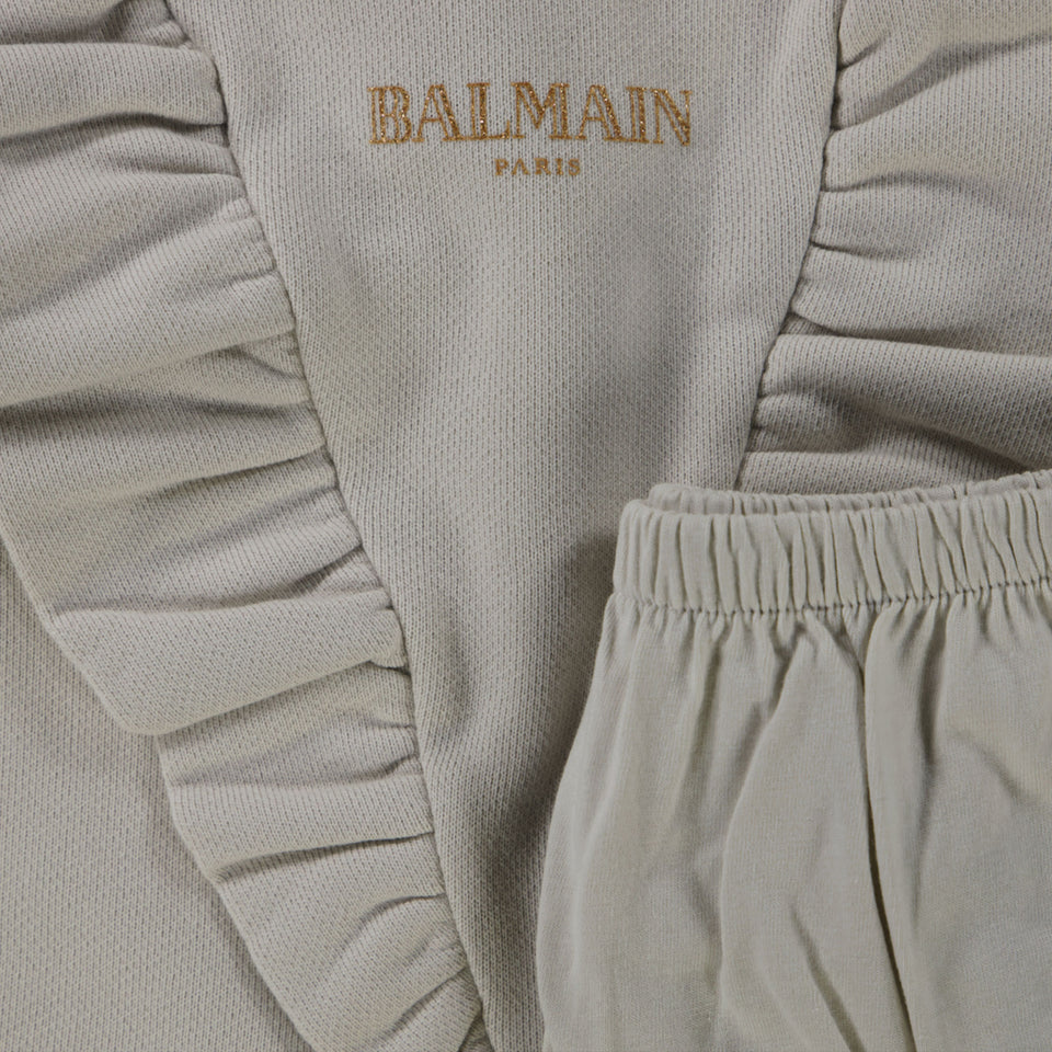 Balmain Bébé Filles Habiller en blanc